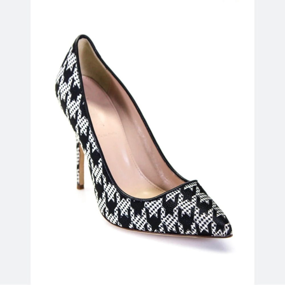 J. Crew Roxie Houndstooth Heels Size 11